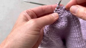Итальянский способ закрытия петель иглой