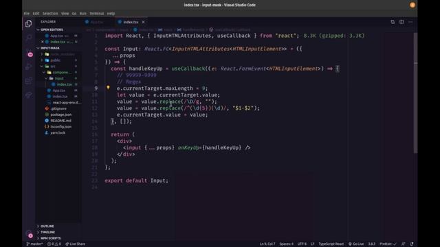 Como criar Input Masks personalizados no ReactJS смотреть онлайн