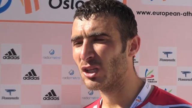 Fatih Bilgiç (TUR) after EC 10.000m (B-Race), Oslo смотреть онлайн