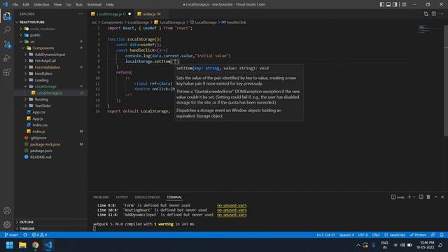 How to use LocalStorage in react js || How to Store and Get data in LocalStorage in React JS смотреть онлайн