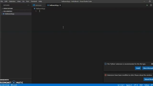 How to Run Python using VS Code 2022 (Hindi) | Python смотреть онлайн