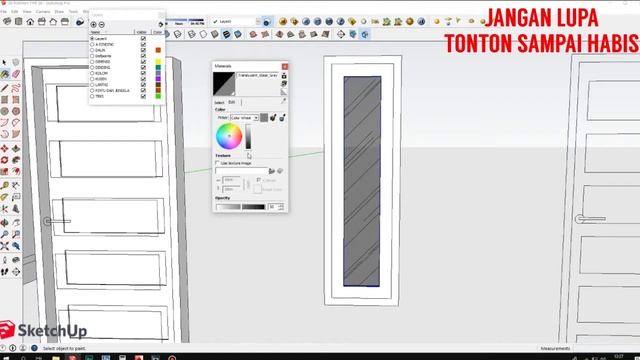 #18 MUDAH BANGET MEMBUAT PINTU DAN JENDELA SESUAI GAMBAR AUTOCAD смотреть онлайн