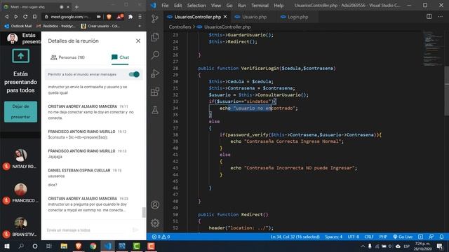 Segundo Trimestre PHP MVC Login 3 Verificar смотреть онлайн