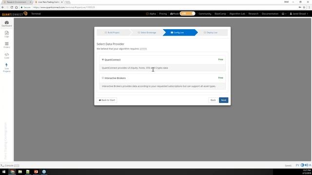 QuantConnect - Pairs Trading with Python смотреть онлайн