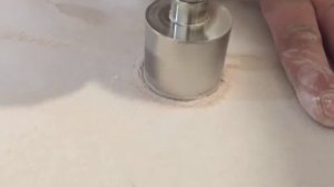 Как просверлить отверстие в плитке под вывод труб для смесителя?