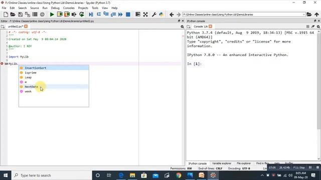 Using Python Libraries Part-II смотреть онлайн
