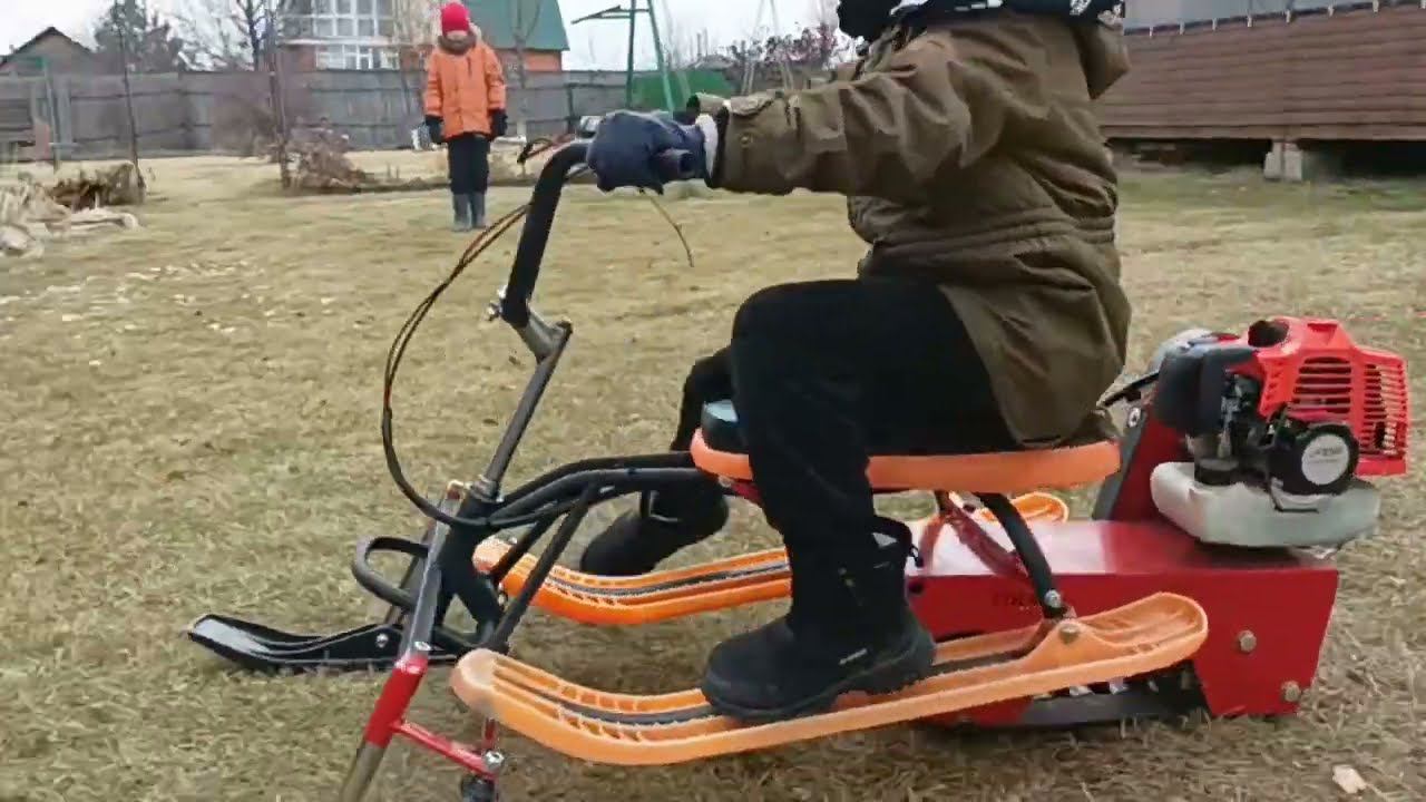 Детский снегоход из снегоката смотреть онлайн
