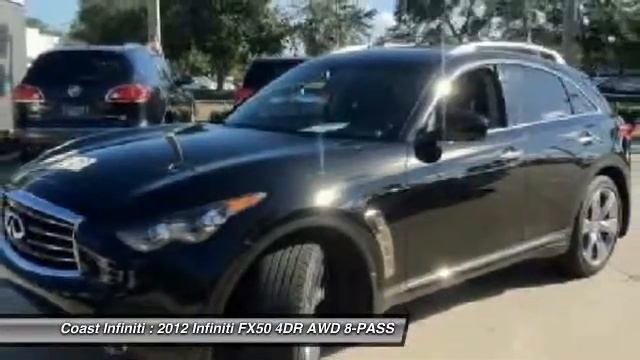 2012 Infiniti FX50 4DR AWD 8-PASS Sarasota FL 34239 смотреть онлайн