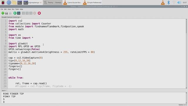 Hand Tracking & Gesture Control With Raspberry Pi + OpenCV + Python смотреть онлайн