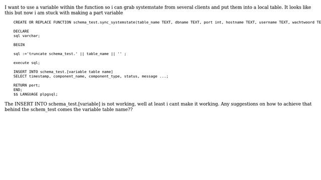 Databases: Use variables within a function with INSERT INTO (2 Solutions!!) смотреть онлайн