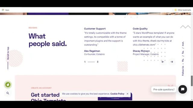 Ohio - Creative Portfolio & Agency WordPress Theme - Preview -2021 смотреть онлайн