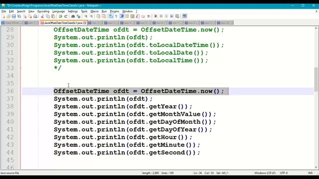 Java OffsetDateTime class || Java Date & Time with Offset || java.time.OffsetDateTime class || #395 смотреть онлайн