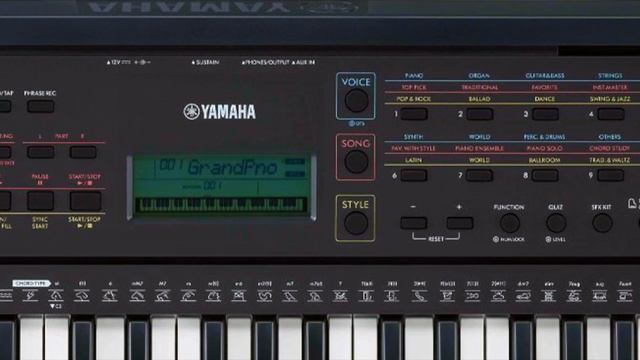 YAMAHA PSR-E273 - Selecionando Músicas смотреть онлайн