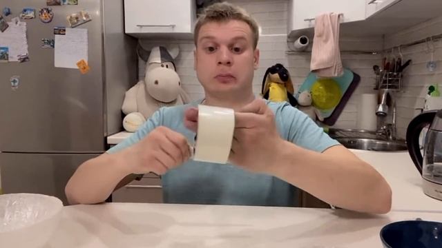 Завариваем дошик в тарелке из скотча ? смотреть онлайн