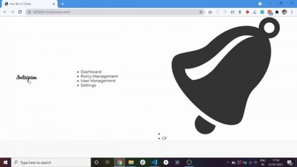 Navbar Css | 3 styles using flexbox