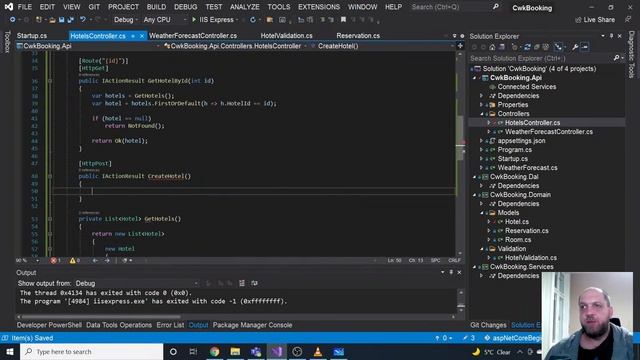 Asp.Net Core tutorial for beginners (3): Implementing controller w/ full CRUD смотреть онлайн
