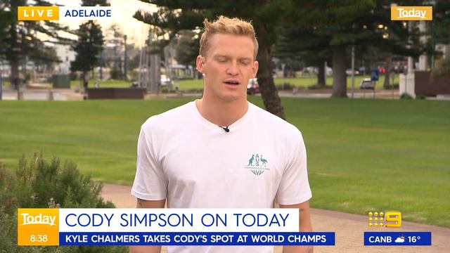 Cody Simpson on Chalmers’ backflip and rumoured relationship with Emma McKeon | Today Show Australi смотреть онлайн