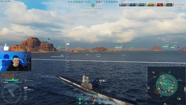 Торпедное наслаждение) Смотр подводных лодок в World of warships. смотреть онлайн