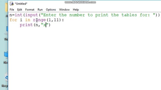 how to print the integer number table in python program(in-Hindi) смотреть онлайн