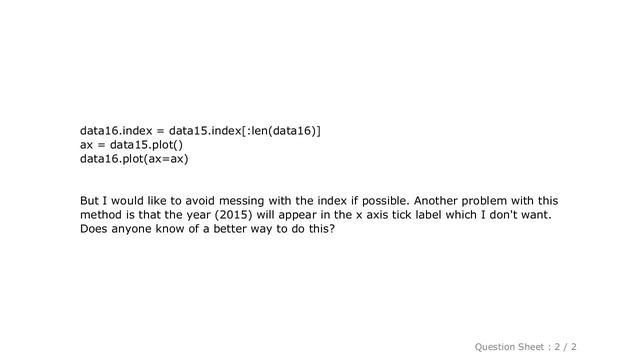 Pandas : Compare multiple year data on a single plot python смотреть онлайн