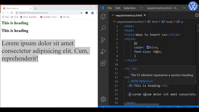 How to Save CSS file in html | CSS tutorial In Hindi смотреть онлайн