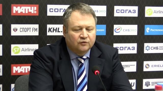 "Сибирь" - "Трактор". Пресс-конференция смотреть онлайн