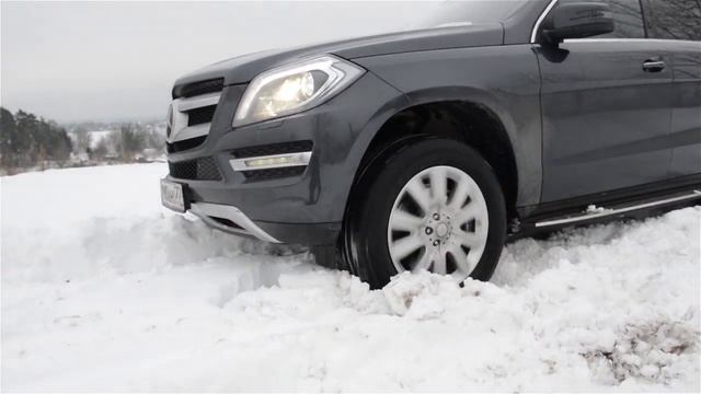 Новый MercedesGL на бездорожье