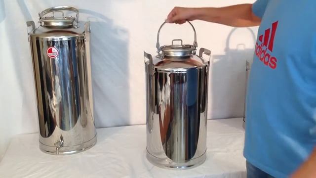 Фляга 40 литров из нержавеющей стали смотреть онлайн