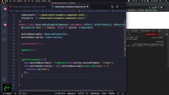 Angular RxJS 02 Observable and Subscribe Creation | CodeWithSrini смотреть онлайн
