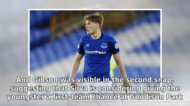 Photo: Lewis Gibson in Everton first-team training смотреть онлайн