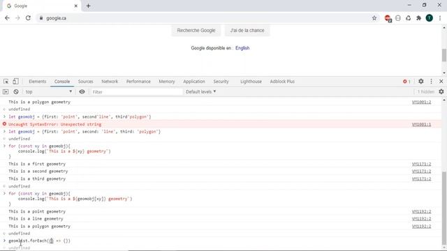 How the forEach() method works with array смотреть онлайн
