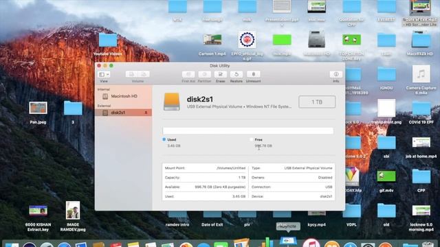 How To Copy /Transfer File To External HDD In Macbook Con't Transfer File From Mac