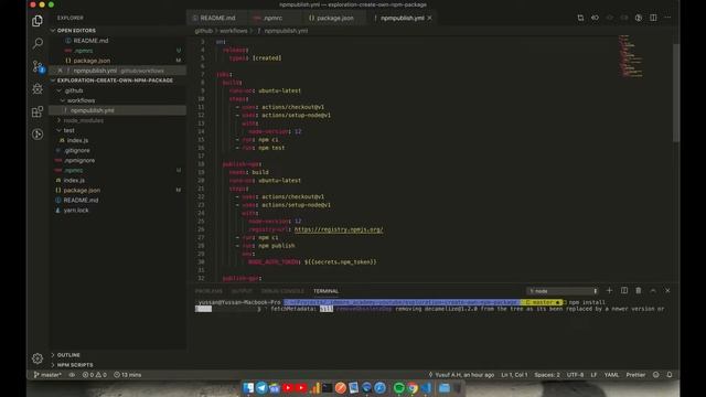 Kombinasi Github Package Registry, Github Actions dan NPM | How To | Yussan Academy смотреть онлайн