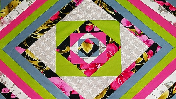 Коврик в оригинальной технике шью буквально за несколько минут