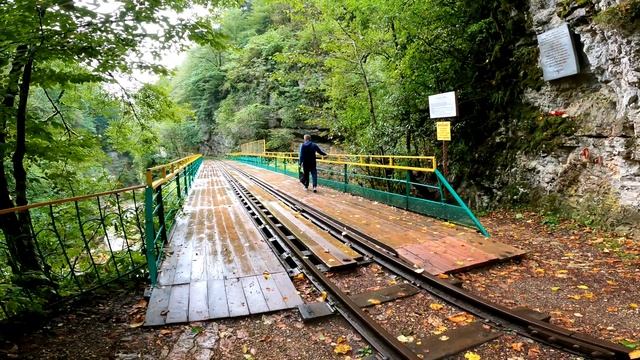 Гуамка, Гуамское ущелье, Горячие источники Н2О, Отдых в горах, Краснодарский край смотреть онлайн