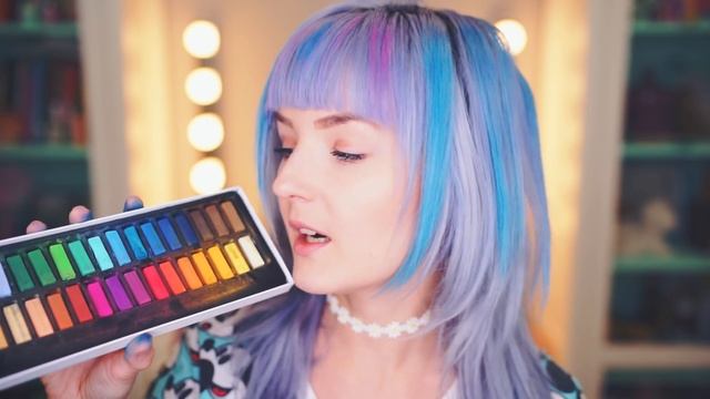РАДУЖНЫЕ ВОЛОСЫ! ПРИЧЕСКА НА ХЭЛЛОУИН! DIY смотреть онлайн