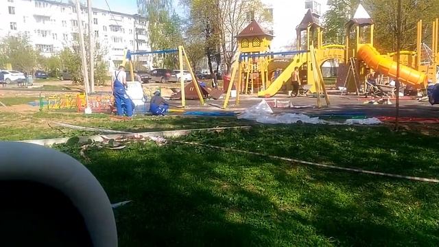 Строительство детской площадки Маркова 5 смотреть онлайн
