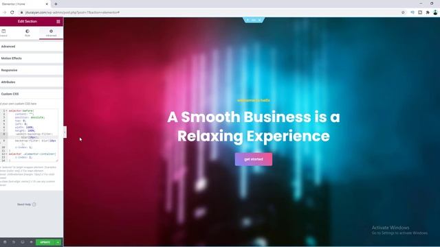 How to Add Blur Image/Video Background in Elementor | Elementor Tips and Tricks смотреть онлайн