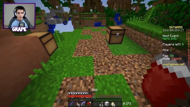 BED WARS IN SKYWARS?! (Minecraft Skywars)