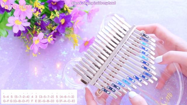 ✨Duncan Laurence - Arcade✨17-Key Kalimba Cover With Tabs & Lyrics✨ смотреть онлайн