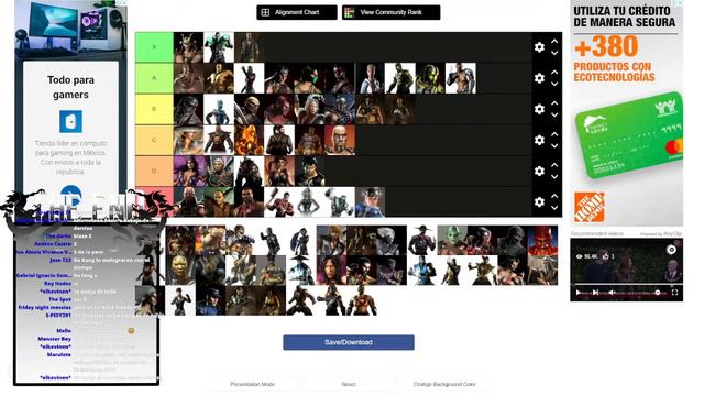 TIER LIST de los Personajes de Mortal Kombat EN VIVO |"The End" смотреть онлайн