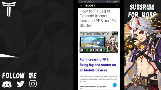 Genshin Impact 2.3 Lag Fix & Boost FPS On Any Android - Super Smooth Config File for Low End Device смотреть онлайн