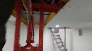 Траверса на смотровую яму, своими руками