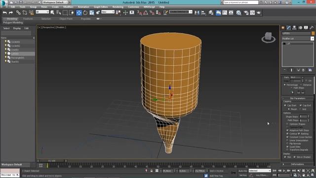 3ds Max для начинающих урок 21 ( Loft ) смотреть онлайн