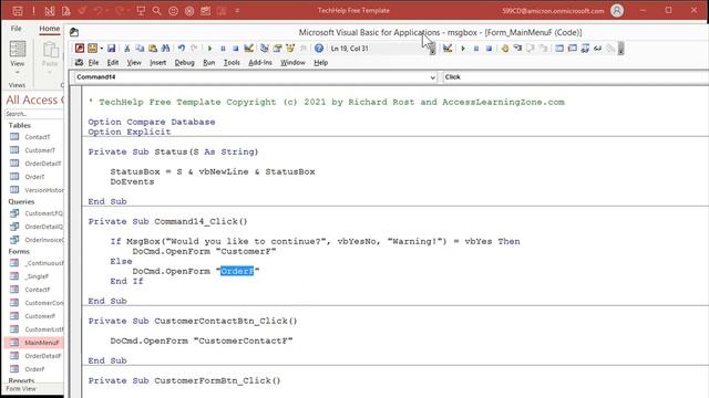 How to Use the MsgBox Command in Microsoft Access VBA to Create an "Are You Sure?" Prompt. смотреть онлайн