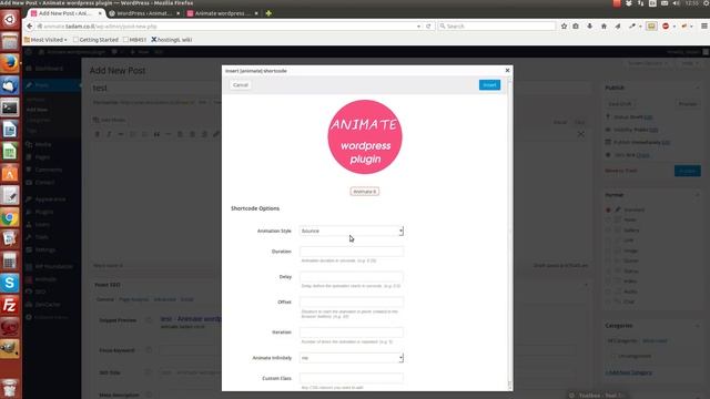 Animate WordPress Plugin смотреть онлайн