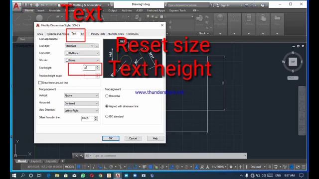 How to Reset of text height size in Autocad смотреть онлайн