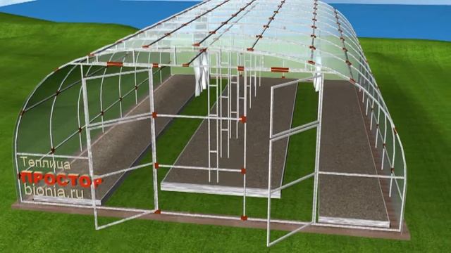 Теплица простор 5*10м