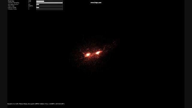NVIDIA 's n-body OpenCL sdk demo ported to Java - part 3 - dubinski смотреть онлайн