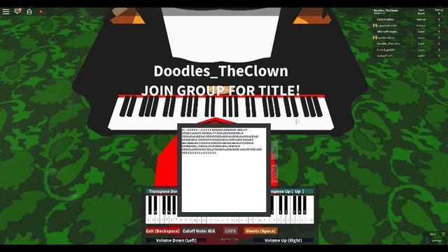 Old Town Road Roblox Piano смотреть онлайн